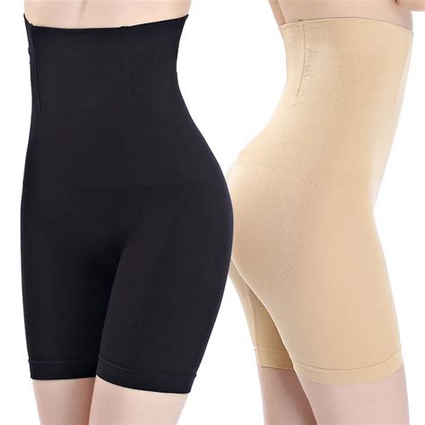 Carol Nior High Waist Body Shaper Panties Underwear Pale 